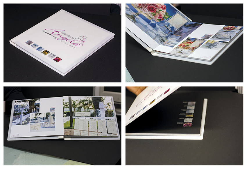 album stampato interamente in uv led