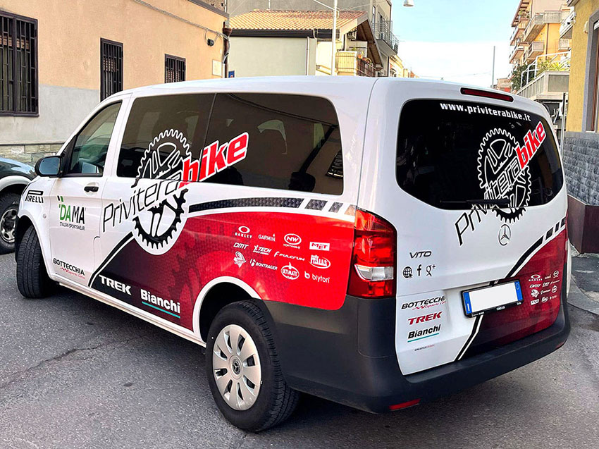allestimento furgone privitera bike