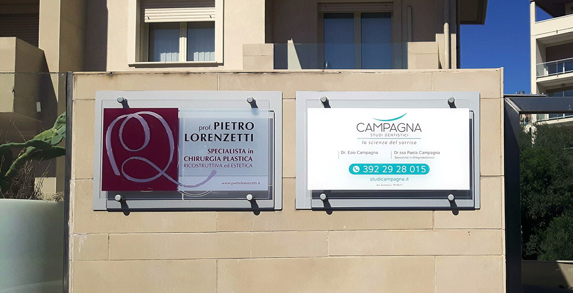 progettazione targhe lorenzetti campagna creative design