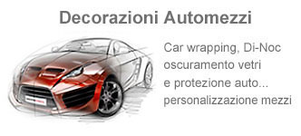 Decorazioni e allestimenti adesivi per automezzi