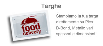 progettazione targhe personalizzate creative